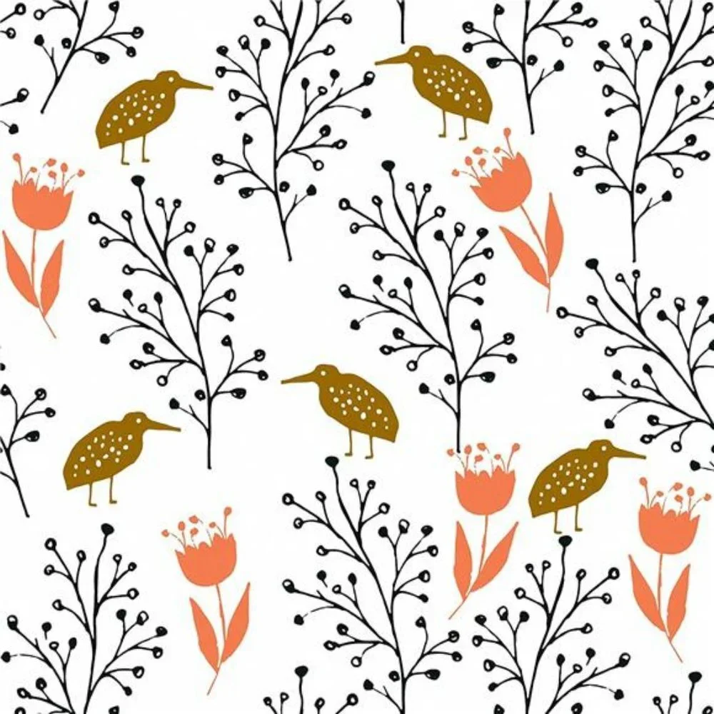 Floral Peel and Stick Wallpaper Contact Paper 17.7i''×118.1'' Wall Paper Vinyl